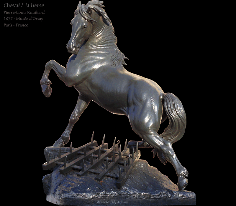 Cheval à la herse - Pierre-Louis Rouillard - Musée d'Orsay - Paris - France